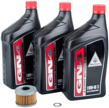 Oil Change Kit With Pro-Honda GN4 10W-40 for Honda TRX 350 4X4 1986-1989