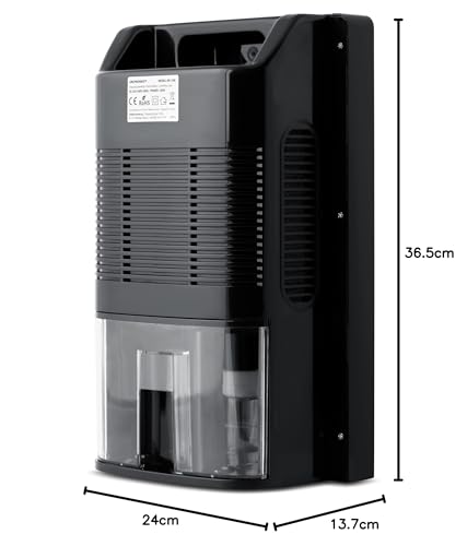 Berdsen, Deumidificatore BR-20B Con Display Nero, Per Ambienti Fino A 30 M2, Deumidificatore, Purificatore D'aria, Asciugatrice, Elettrico - 10