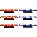 XKTTSUEERCRR 54x LED Ultra Bright Emergency Service Vehicle Dash Deck Warning Flashing Strobe Light (Red & White)