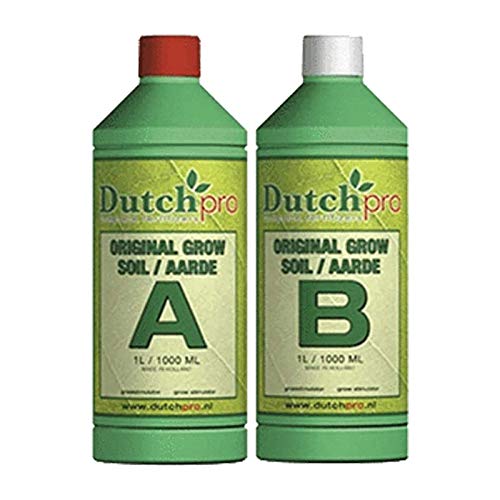 Dutch Pro Hard Water Soil Grow A + B 1 Litre Plant Base Nutrient Feed