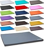 besonders pflegeleicht dogsfavorite Hundebett Easy aus Kunstleder Gr. S 90 x 70cm grau Kofferraummatte Hundematte Hundekissen Hundebetten