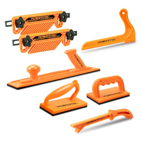 POWERTEC Push Block and Push Stick Set & Featherboard. Fits