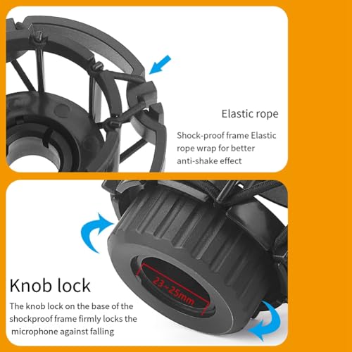 Plmvhpb Spider-Mikrofon Shock Mount Kondensator-Mikrofone Universal Shockmount Ständer Mikrofonhalterung