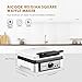 Belgian Waffle Maker Aicook, 4-Slice Easy to Clean 1200W Waffle Iron with Even-Heat Temperature Control, Electric Waffle Machine with Non-scalding Phenolic Plastic Housing, Easy to Use and Store