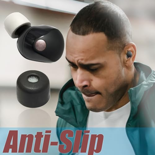 Image of Luckvan Extra Small Memory Foam Earbuds Tips for Sony WF-1000XM5 Replacement Ear Tips WF-1000XM5 WF-1000XM4 Earbuds 3 Pairs Gray