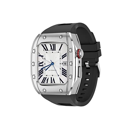 Cadre acier pour iWatch 45mm et kit diamant pour soirées élégantes