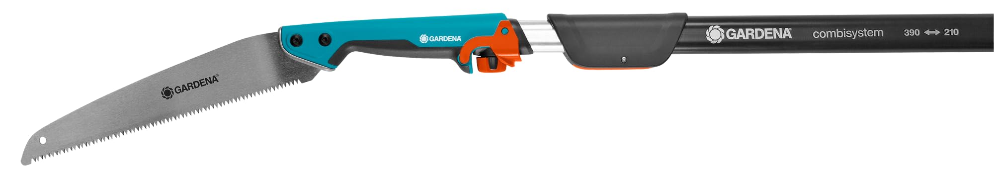 Segaccio da Giardino Gardena Combisystem 300 Pp: Troncarami con Denti Allicciati, Antisdrucciolo Grazie Al Blocco di Fine Impugnatura (8737-20)