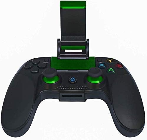 STOGA Mobile Game Controller Compatible for iPhone iOS & Android,Wireless Remote Controller with Vibration Feedback, Mobile Phone Holder (Blue)