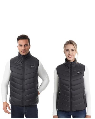 Monave Chaleco Calefactable Hombre Mujer Para pescar motocicletas, acampar y esquiar (excluyendo baterías) - imagen 2