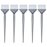Cepillos de tinte de pelo práctico: estos pinceles de tinte de pelo plateado gris son buenos para el salón de peluquería y la aplicación personal en el hogar, son accesorios necesarios para tijeras de bricolaje