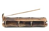 TREELANCE Bamboo Incense Holder Handmade Stick Incense Burner Craft Storage Box Wood Ash Catcher Sti