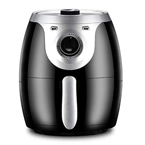 Friteuse sans huile compacte individuelle airfryer noir programmable