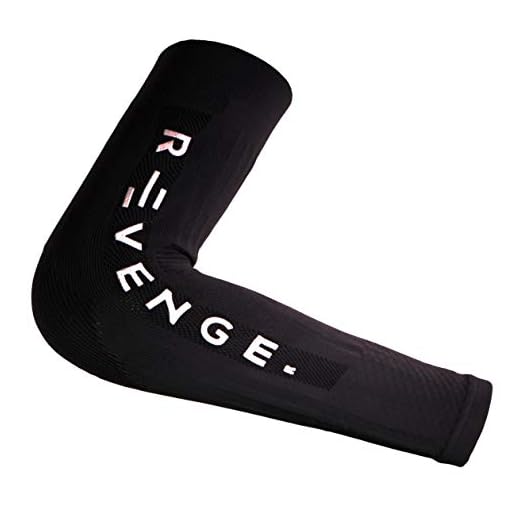 R-Evenge Arm Tubular Tape Carbonio Compressione, BASATO sul KINESIOTAPING, Brevettato, Manicotti Braccia per Sport, PALLAVOLO, Running, Calisthenics, Calcio, Palestra, Crossfit, Nuoto (Large, Nero)