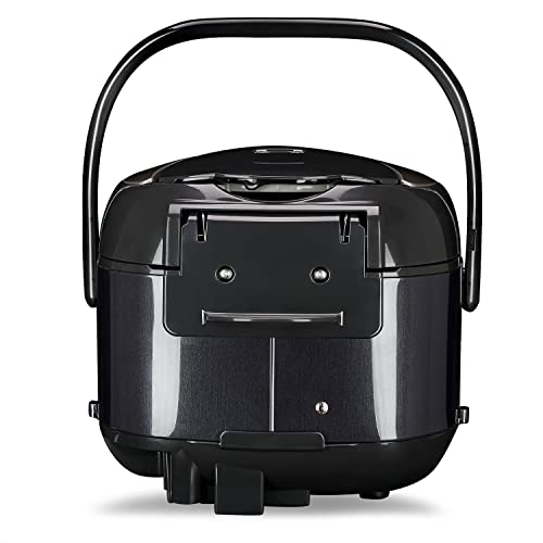 Foto von ZOJIRUSHI Premium Reiskocher NL-GAQ18 – 1,8 Liter (10 cups) – mit Warmhaltefunktion – inkl. Messbecher, Reislöffel und Dämpfeinsatz - Mit europäischem Netzkabel