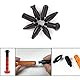 22PCS Dellenreparaturstangen Werkzeuge Edelstahl Paintless Dent Repair Kits mit S-Haken für Auto Karosserie Dellen Hagelschaden Entfernung Set Dent Removal Tools