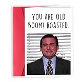 Londue Funny Birthday Card for Her Him, The Office Birthday Gifts for Men Women, Michael Scott Card, Humor Bady Gifts for TV Show Fans