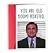 Londue Funny Birthday Card for Her Him, The Office Birthday Gifts for Men Women, Michael Scott Card, Humor Bady Gifts for TV Show Fans