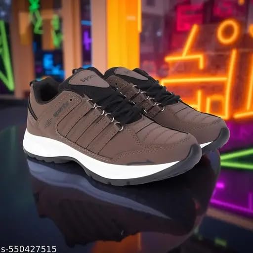 Image of Lightweight Breathable Sports Shoes for Men - Stylish Running, Walking, Gym, Training Shoes CRT 021