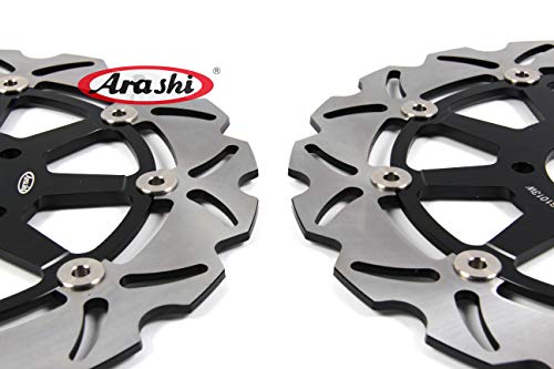 Arashi Rotores de discos de freio traseiros dianteiros para Suzuki Hayabusa Gen 1 GSX1300R GSXR 1300