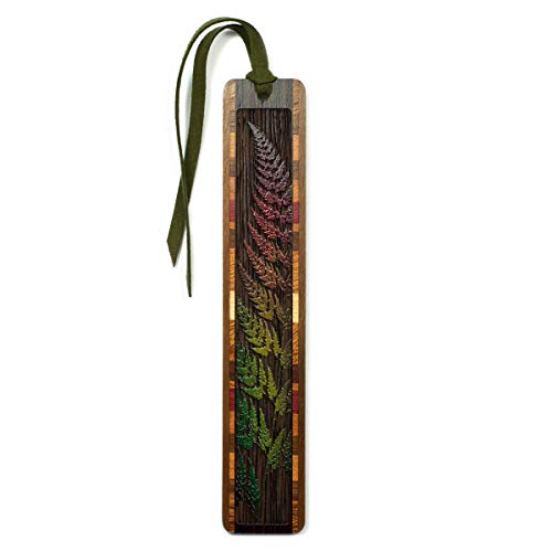 Sword Fern Engraved Color Wooden Bookmark - Also Available With Personalization - Made In Usa #TOP6