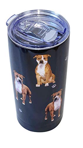 Pitbull Tumbler SERENGETI 16 Oz. Stainless Steel, Vacuum Insulated Tumbler with Spill Proof Lid - 3D Print - Insulated Travel mug for Hot or Cold Drinks (Pitbull Tumbler)