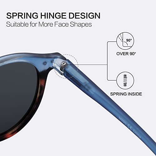 Image of ZENOTTIC Polarized Round Sunglasses, Stylish Sunglasses for Men and Women Retro Classic, Multi-Style Selection