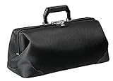 Material: Leder Arzttasche Practicus Leder schwarz 45 x 20 x 22 cm