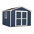 Handy Home Products Charleston Value Gable 10x10 Do-It-Yourself Wooden Storage Shed with Floor
