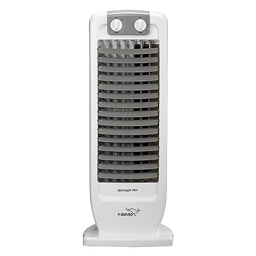 V-Guard Veemagik Neo 17 (43.5cm) Tower Fan|18-Months Warranty|Grey White
