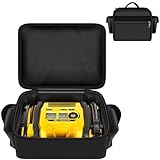 Funda para compresor de aire compatible con inflador de neumáticos DEWALT 20V MAX DCC020IB (solo caja) (todo negro)