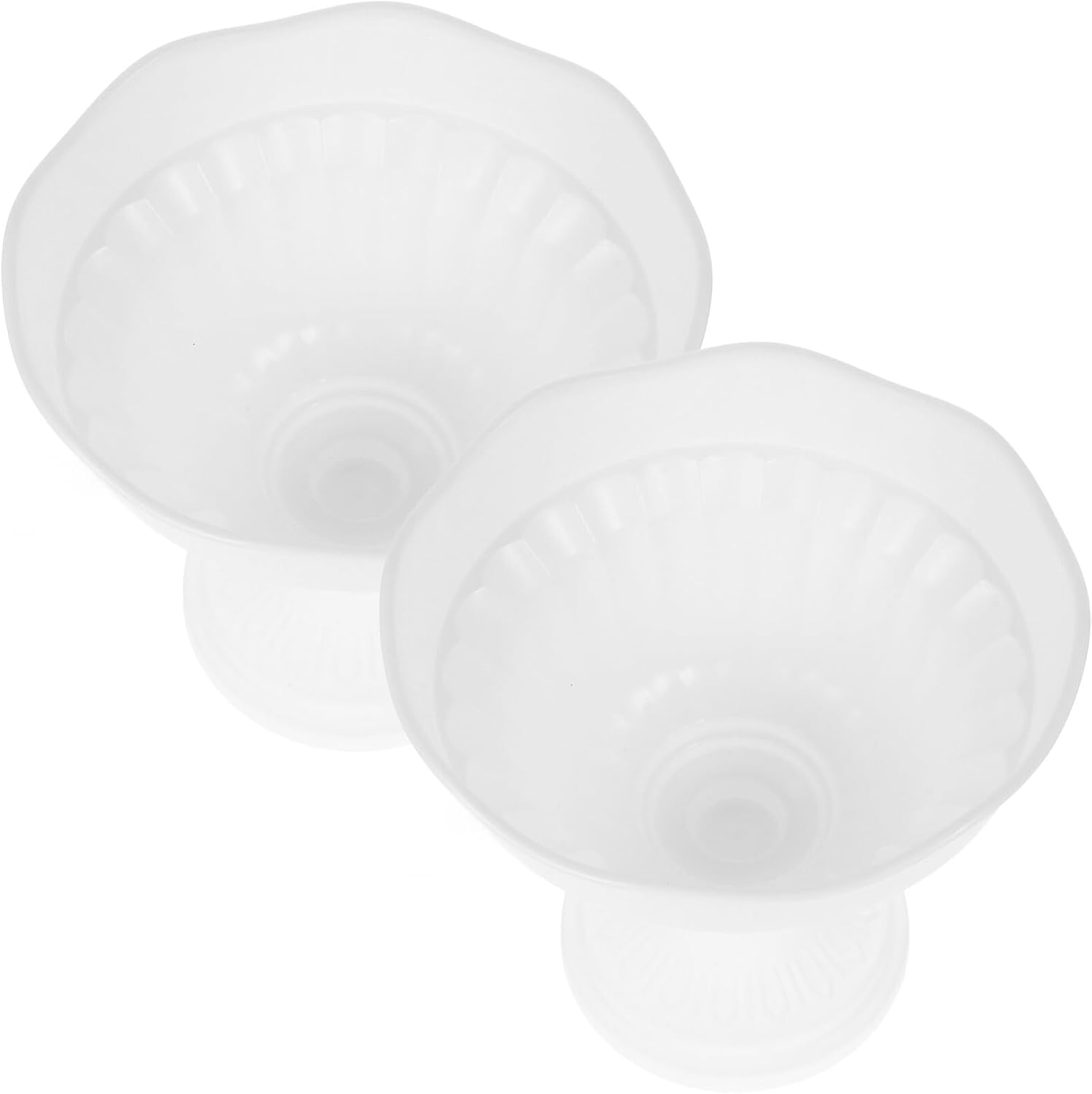 TOYANDONA 2pcs Plastic Roman Flower Pot Planters for Front Porch Garden Patio Wedding Outdoor Decorative Vintage Style Urn Containers