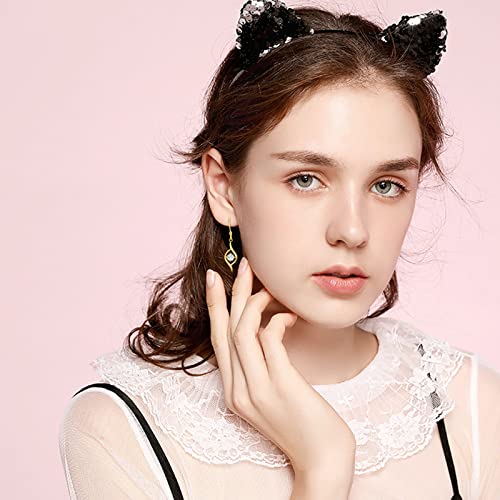 Fencci 14K Solid Gold Infinity Dangle Earrings, Gold Dancing Infinity Earrings For Women Infinity Drop Dangle Earrings Birthday Valentines Day Gift For Mom Girlfriend Girls #TOP2