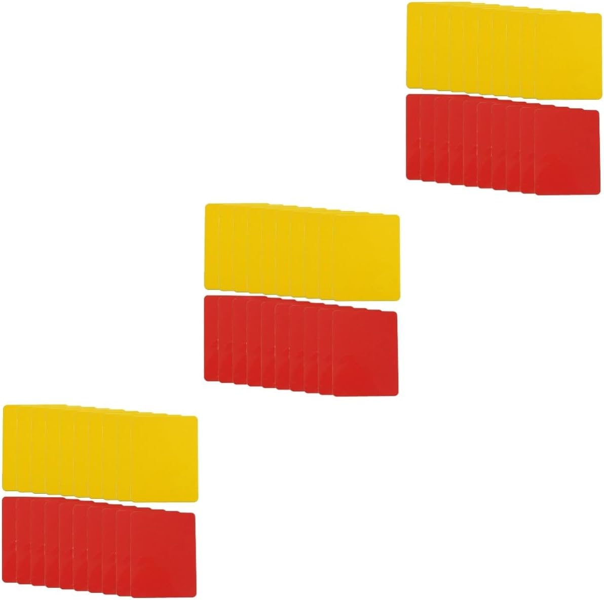 LIOOBO 40 Pcs Football Match Referee Card Soccer Cards for Referee Soccer Accessories Referee Yellow Card
