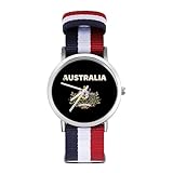 Australia orologi con cinturino in nylon elegante moda analogico al quarzo orologio da polso per uomo donna orologio da polso