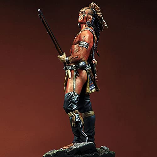 Figura de resina Ancient Man 1:18 sin pintar sin armar miniatura 3