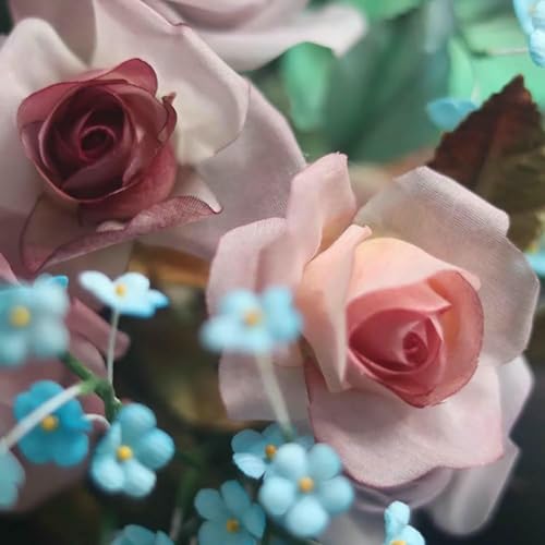 Kit fleurs en tissu électriques DIY avec 30 têtes pour création fausses fleurs - 6