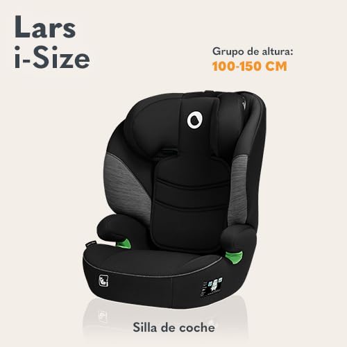 Miniatura 2 de Lionelo Lars I-Size Silla De Coche Para Bebés 100-150 Cm Grupo 2 3, Protección Lateral 10 Grados De Ajuste Del Reposacabezas Reposabrazos Cómodos Respaldo Extraíble Construcción Impactguard