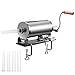 Produktbild DREAMADE 3,6 L Wurstfüller Manuell, Wurstfüllmaschine mit 4 Füllrohre, Wurstfüller Edelstahl Wurstmaschine, Fleischwolf Wurstspritze Wurstpresse, Silbrig (3,6 L)