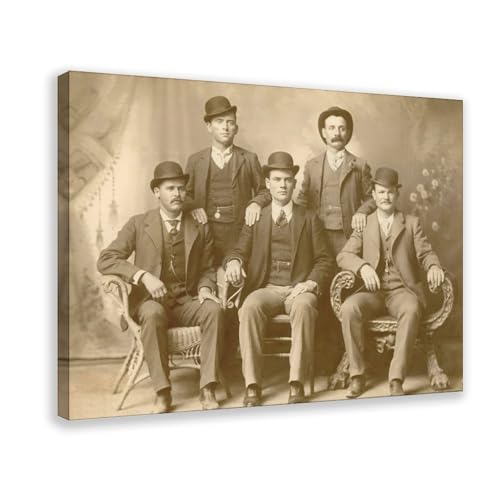 The Wild Bunch Butch Cassidy impression sur toile cadre mural suspendu 30x45