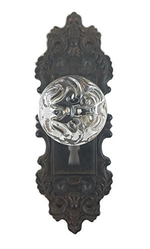 Tripar Decorative Pewter Wall Hook Vintage Door Knob Style BrownBlack 1 Piece