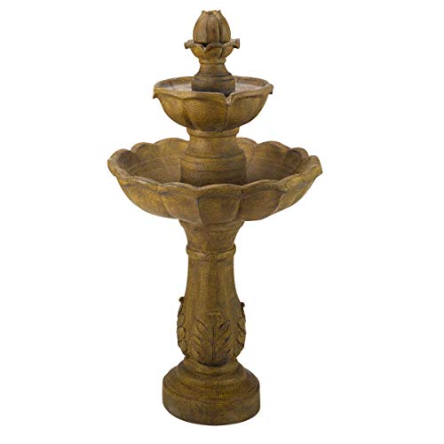 Smart Garden Solar Kingsbury 3 Tier Garden Water Feature Fountain Bird Bath