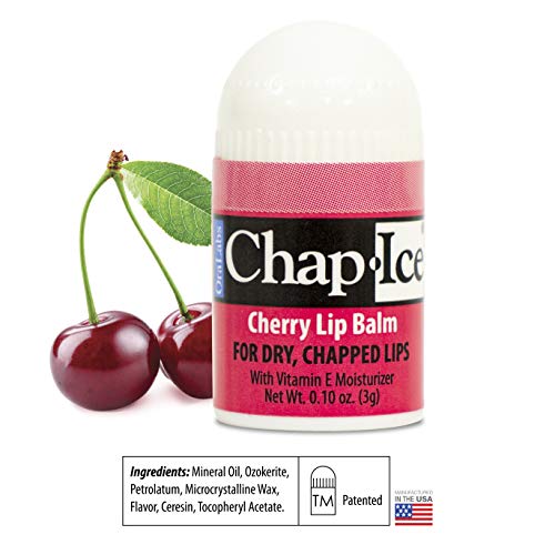 Chap-Ice | Assorted Mini Lip Balm With Fishbowl – Includes Cherry, Citrus-Orange And Kiwi-Lime - 120 Count #TOP3