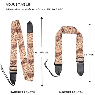 LIUZH Folk Classique Guitare Sangle bandoulière personnalité Messenger Hommes et Femmes Peuvent Utiliser la Boucle de… - Les Beatles, Paul McCartney, John Lennon, RIngo Starr, George Harrison LIUZH Folk Classique Guitare Sangle bandoulière personnalité Messenger Hommes et Femmes Peuvent Utiliser la Boucle de… – Image 2