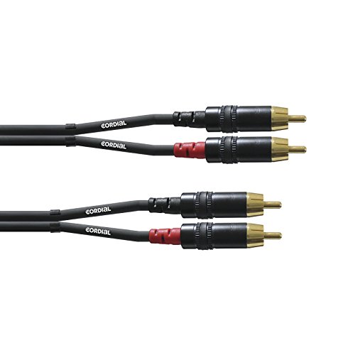 CORDIAL CABLES Câble audio double RCA 60 cm CÂBLES AUDIO Essentials RCA