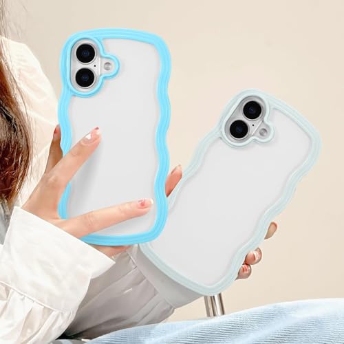 Image of Back Cover Compatible with iPhone 17 Case (6.3) Soft Touch Slim Liquid Silicone Full Protection Shock Proof Back Cover for iPhone 17 (WC Blue)