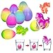 Cherislpy 6 Pack Unicorn Hatching Surprise Eggs - Grows 600%- Easter Birthday Gifts for Kids Boys Girls Easter Basket Stuffers Eggs Fillers Party Favors
