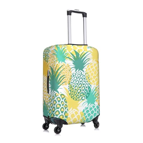 Tropical Pineapple Print Luggage Suitcase Cover Protector Luggage Washable Covers With Concealed Zipper3