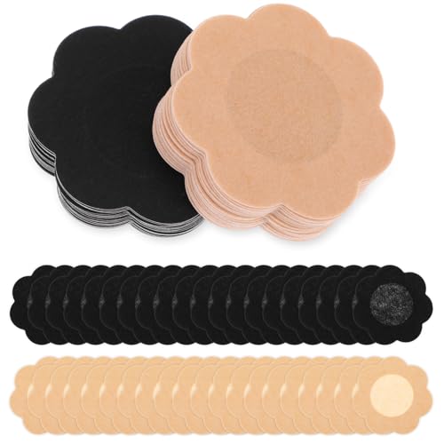 40 Pieces Nipple Covers Disposable Breast Pasties Self-adhesive Invisible Nipple Stickers Petals Breast Covers