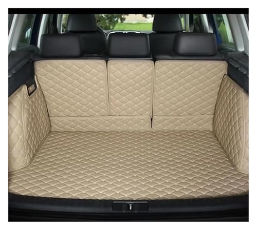 Tapis coffre voiture VW Passat Variant 2016-2018 protection cuir luxe beige