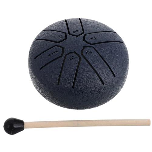 Mini Steel Tongue Drum portátil de 6 notas color azul miniatura 1